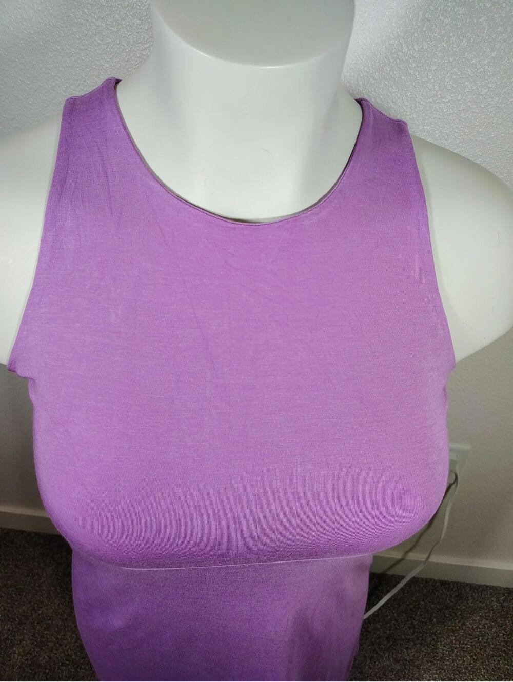 ATHLETA PURPLE DRESS SLEEVELESS Stretch Sz S Spring Summer - Picture 6 of 9